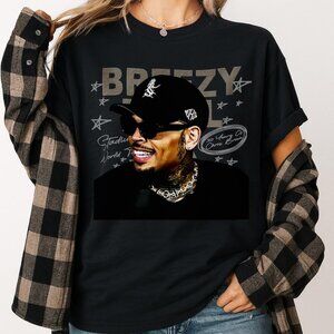 Chris Brown Tour Breezy Bowl XX V2 Shirt, Concert Retro 2025 Shirt 98